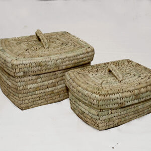 BOX RECTANGLE WITH LID (Set of 2)